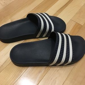 Adidas adilette women’s sandals. Navy
